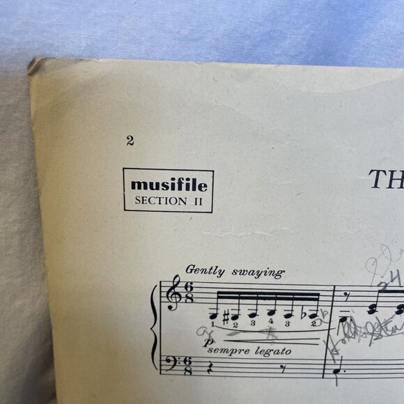 The Guitar Piano Solo Sheet Music Jessie Gaynor 1921 Clayton F. Summy Co. - Picture 7 of 7